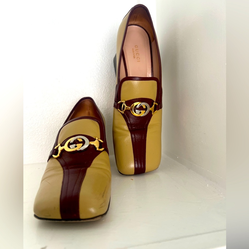 Authentic Gucci Shoes. Worn but in good condition. Real leather.